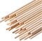 25pcs Bamboo Dowel Rod Assortment - 1/4 x 17.5 Inch, Wooden Sticks for DIY Crafts